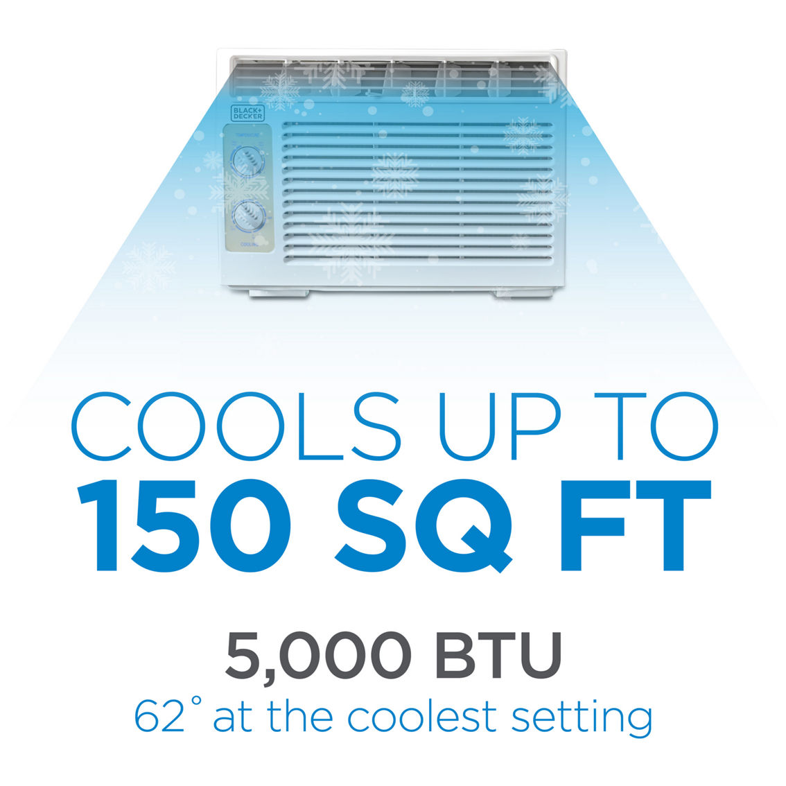 Black + Decker 5,000 BTU (SACC/CEC) Window Air Conditioner - Image 6 of 6