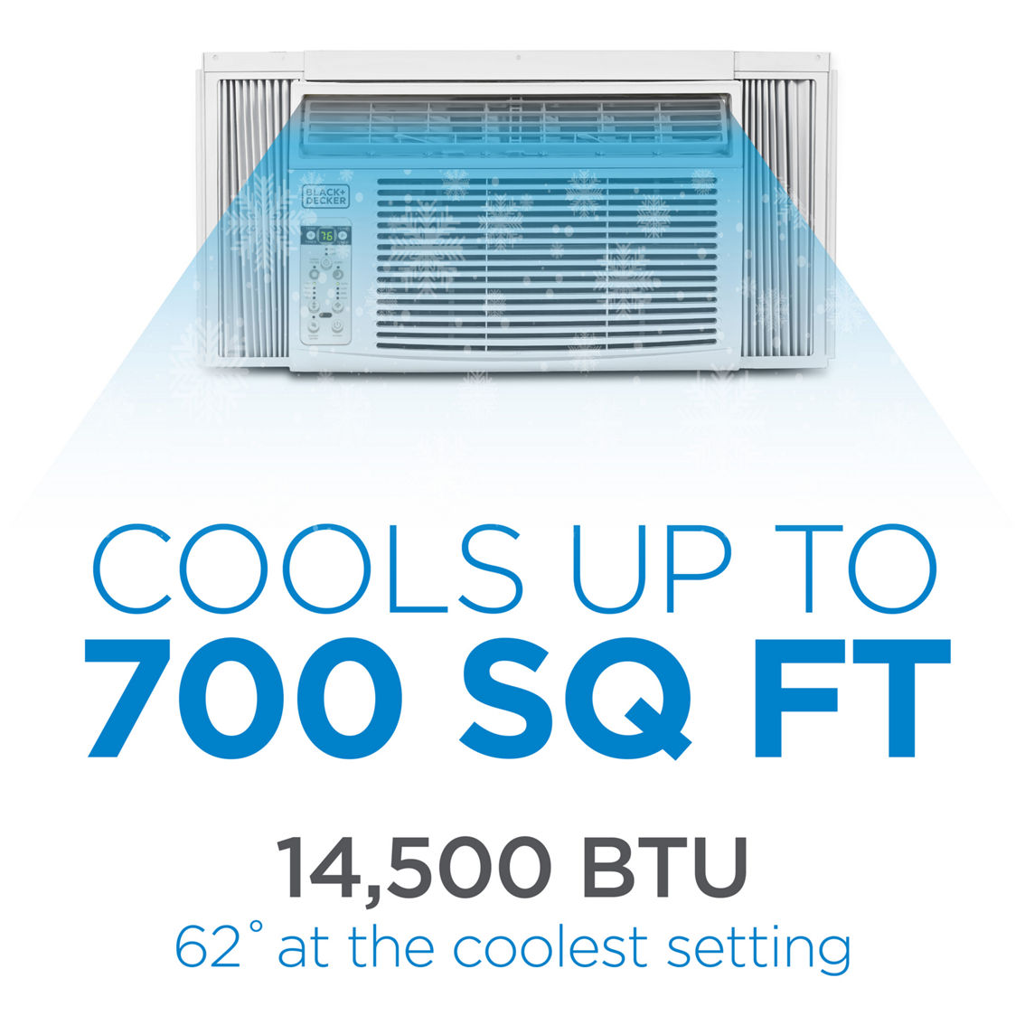 Black & Decker 14,500 BTU Window Air Conditioner with Remote