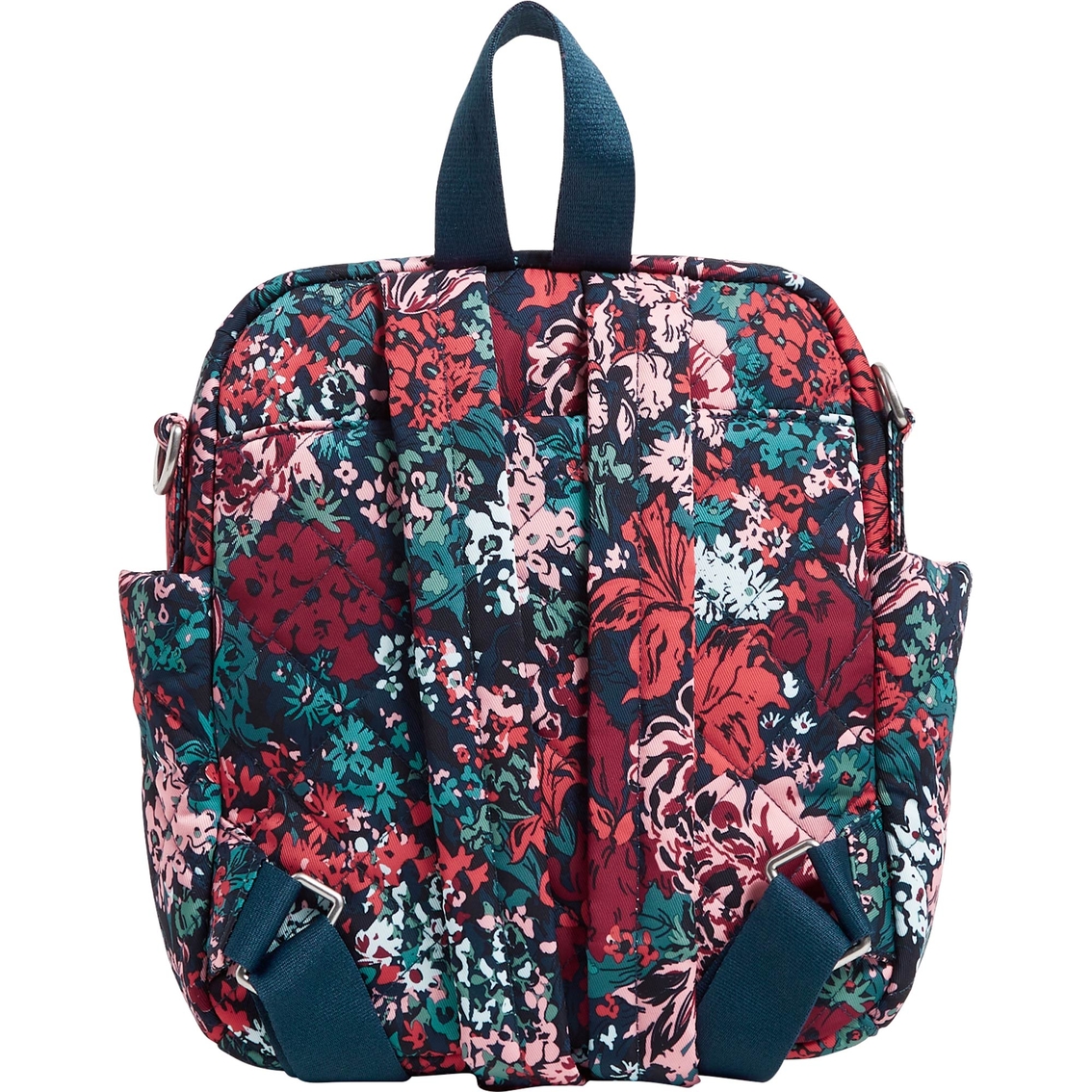 Vera Bradley Cabbage Rose Cabernet Convertible Small Backpack ...