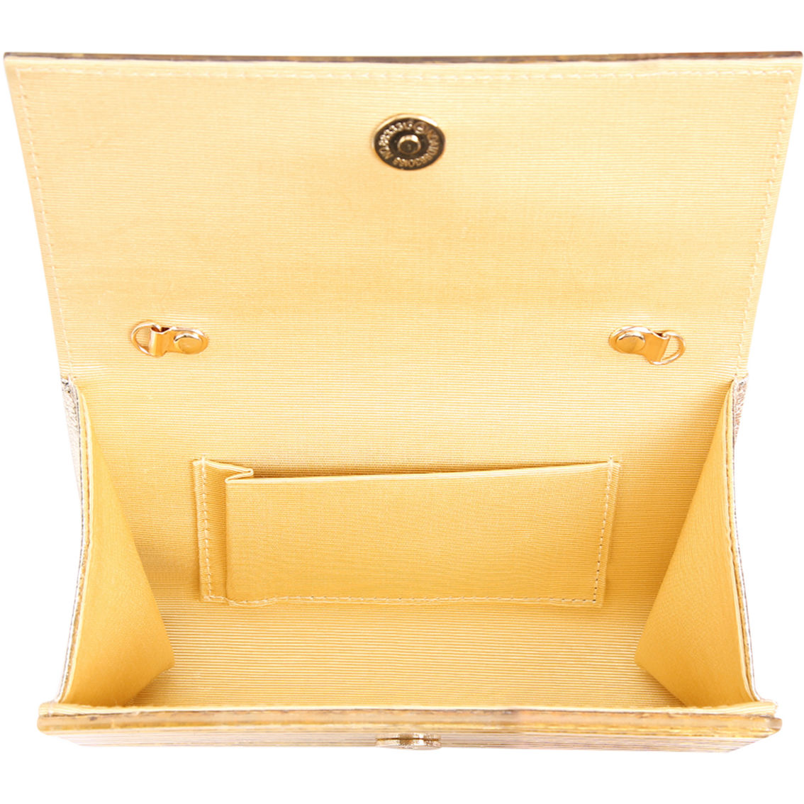 Kurt Geiger Party Eagle Clutch Drench Gold - Image 4 of 6