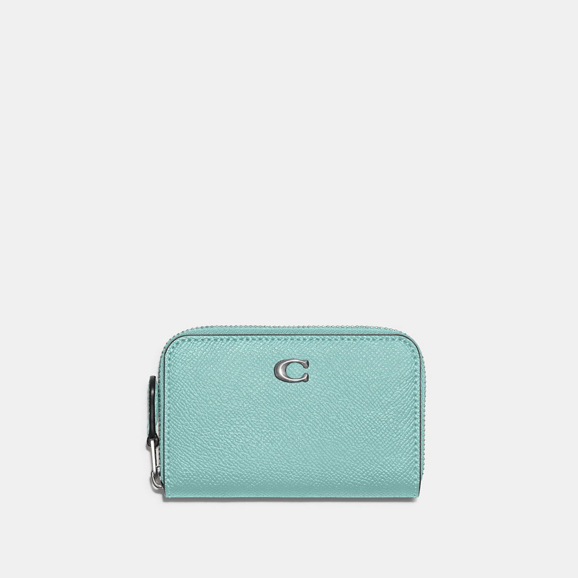 Coach Crossgrain Leather Small Zip Around Card Case | Wallets ...