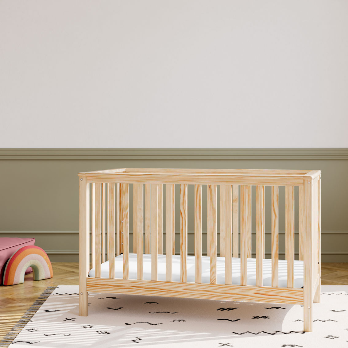 Storkcraft Hillcrest 4-in-1 Convertible Crib - Natural - Image 7 of 7