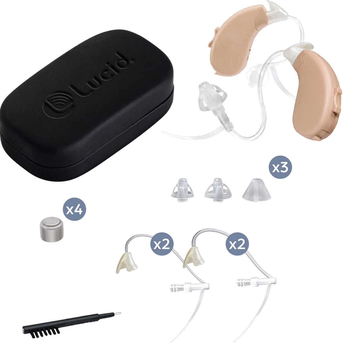 Lucid Hearing Enrich Pro OTC Behind the Ear Hearing Aid - Image 2 of 5