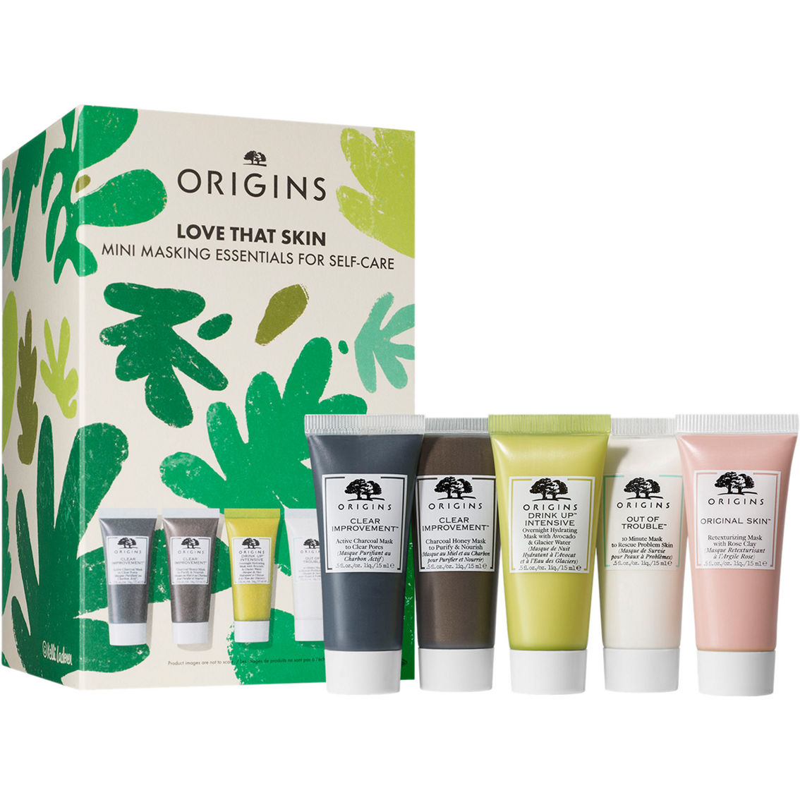 Origins Love That Skin Mini Masking Essentials for Self-Care 5-pc. Set - Image 2 of 3