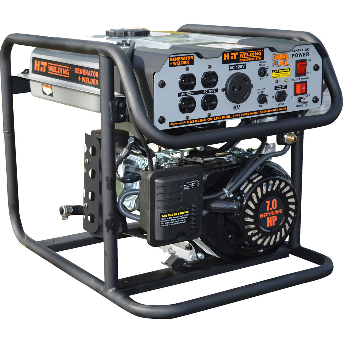 Sportsman HIT 4000 Surge Watt Dual Fuel Generator Plus Stick Welder - Image 2 of 7