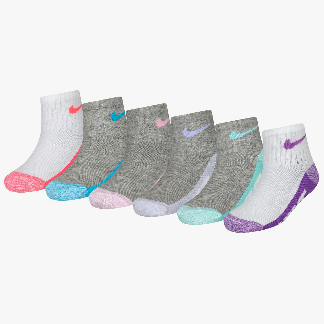 Nike Infant Girls Logo Socks 6 Pk. | Baby Girl 0-24 Months | Clothing ...