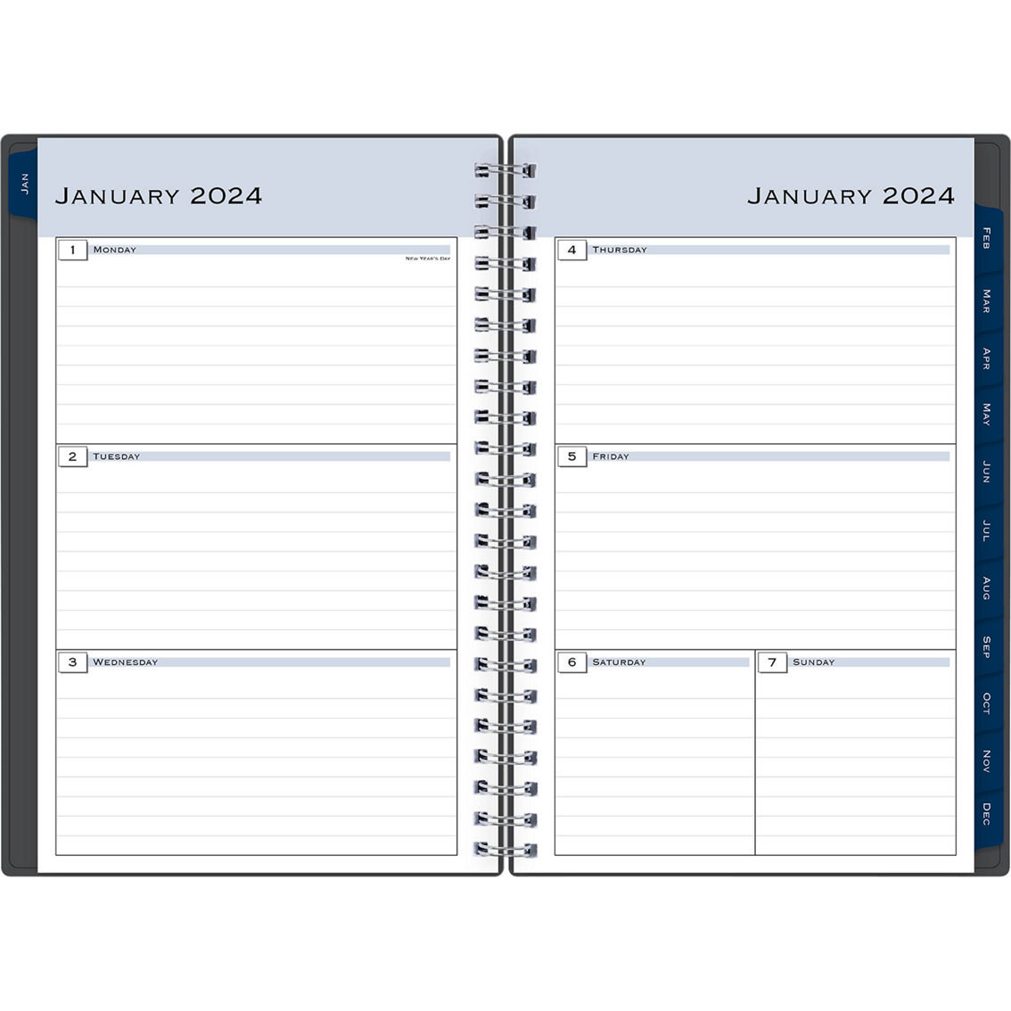 Bluesky 5 x 8 in. 2024 Planning Calendar - Image 2 of 6