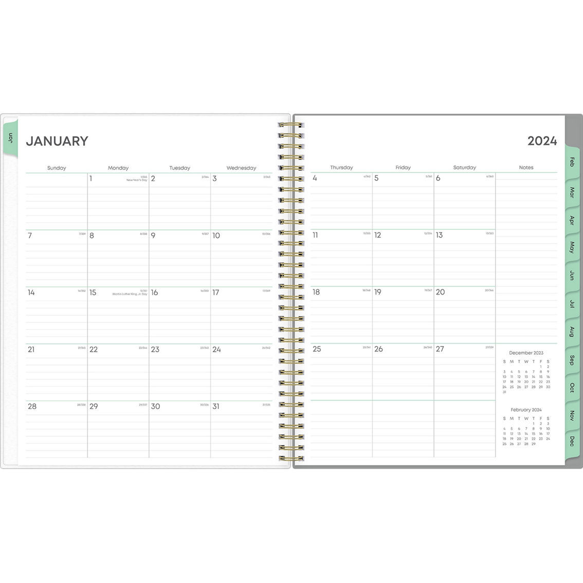 Bluesky 2024 Sophie Frosted 8.5 in. x 11 in. Planning Calendar - Image 3 of 8