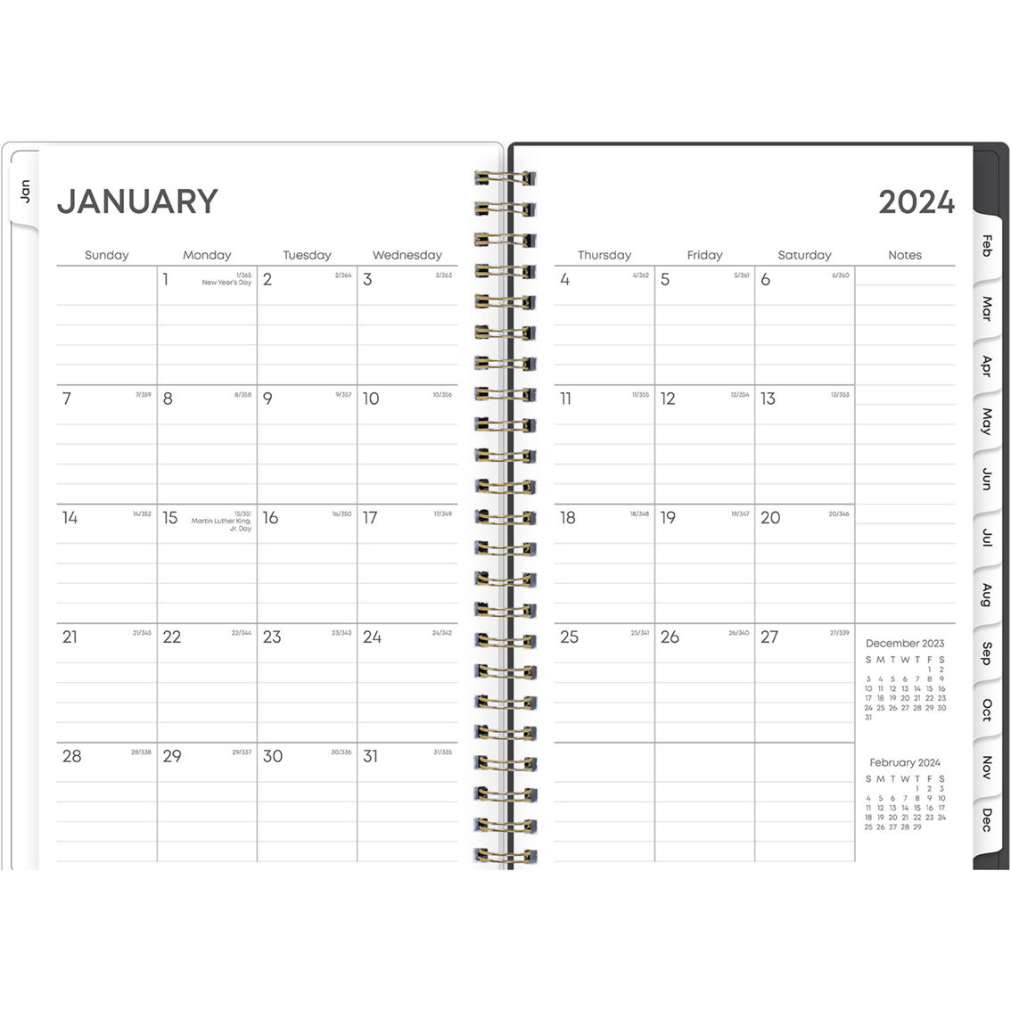Bluesky Planning Calendar, Makeera Black and White Pattern - Image 3 of 3