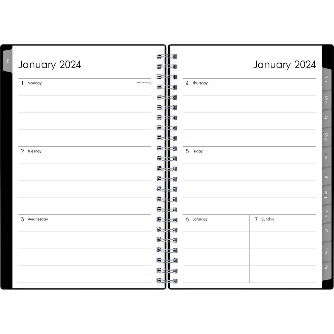 Bluesky 5 x 8 in. 2024 Planning Calendar - Image 2 of 8