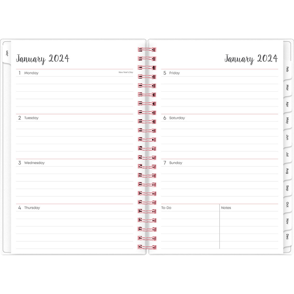 Bluesky 5 x 8 in. 2024 Planning Calendar - Image 2 of 8