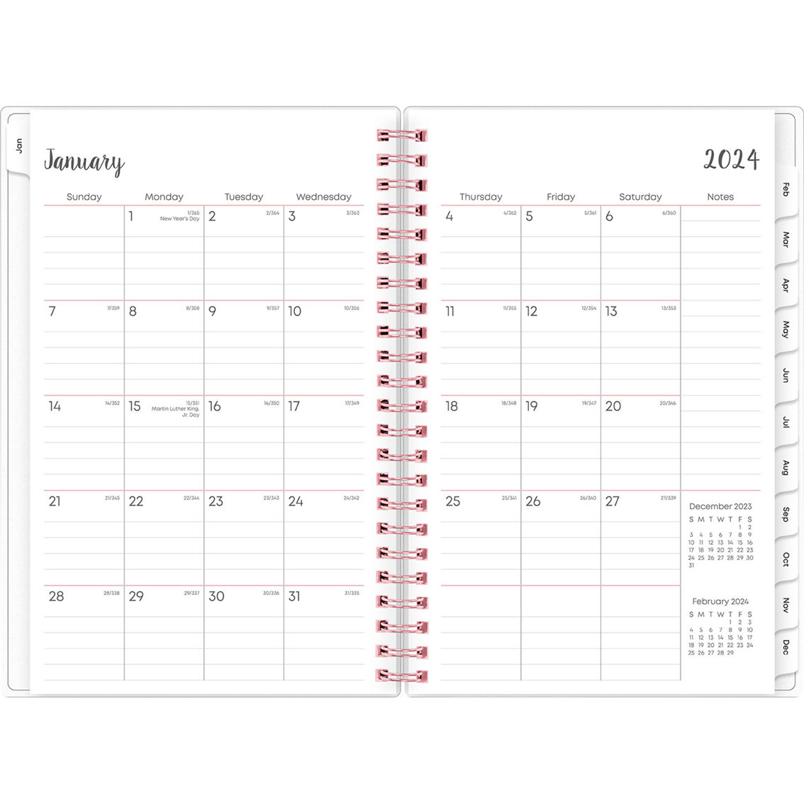 Bluesky 5 x 8 in. 2024 Planning Calendar - Image 3 of 8