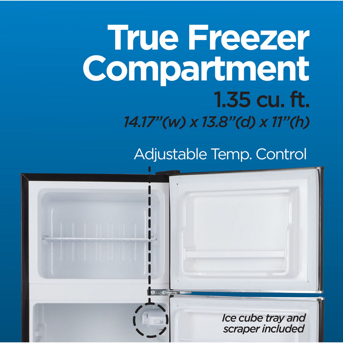 Commercial Cool 4.5 Cubic Foot TM Retro Refrigerator - Image 4 of 7