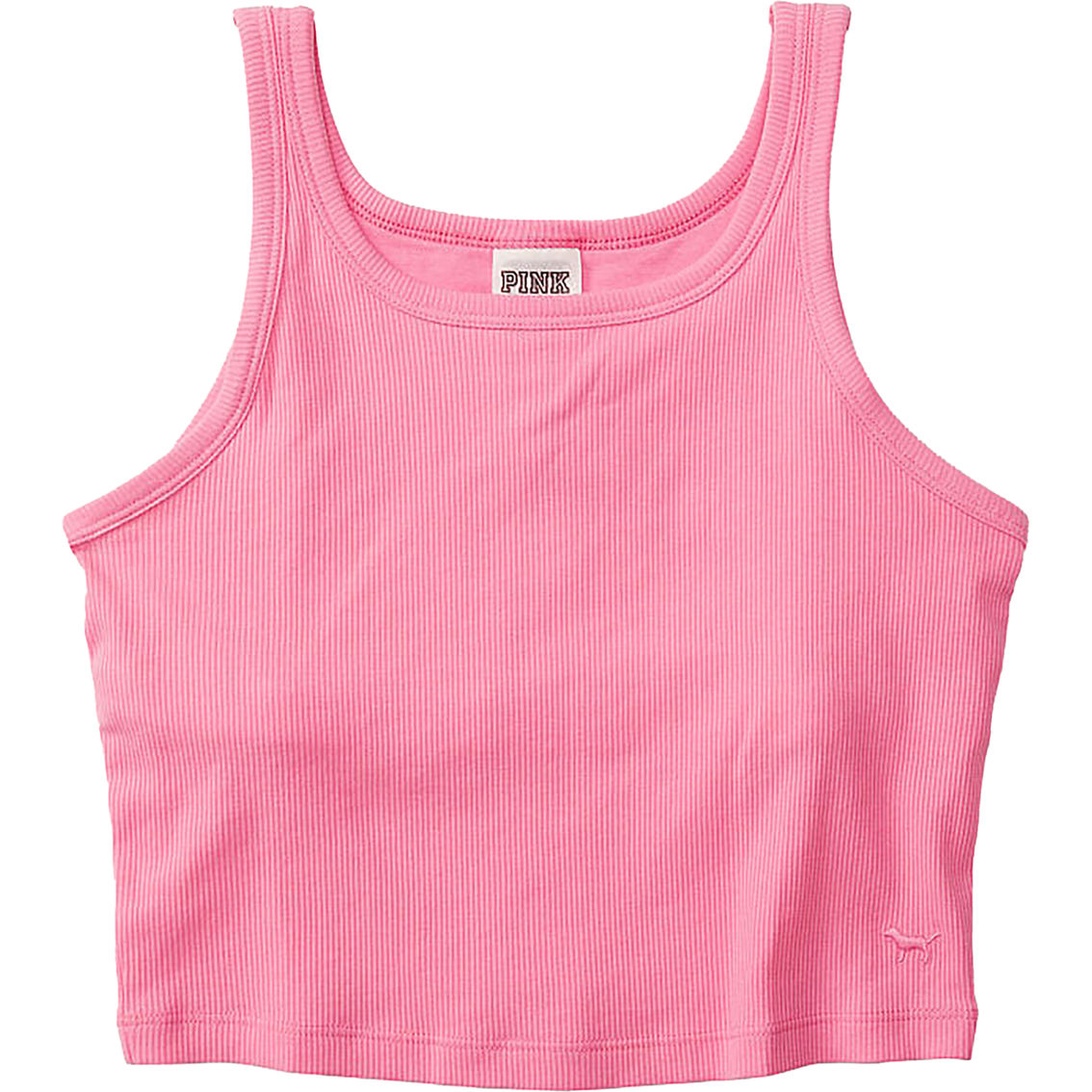 Victoria's Secret Pink Shrunken Ribbed Tank Top | Tops | Clothing ...