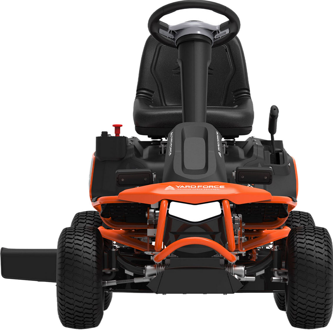 Yard Force 48v Brushless 38 in. Battery-Powered Rear Engine Riding Lawn Mower - Image 3 of 10