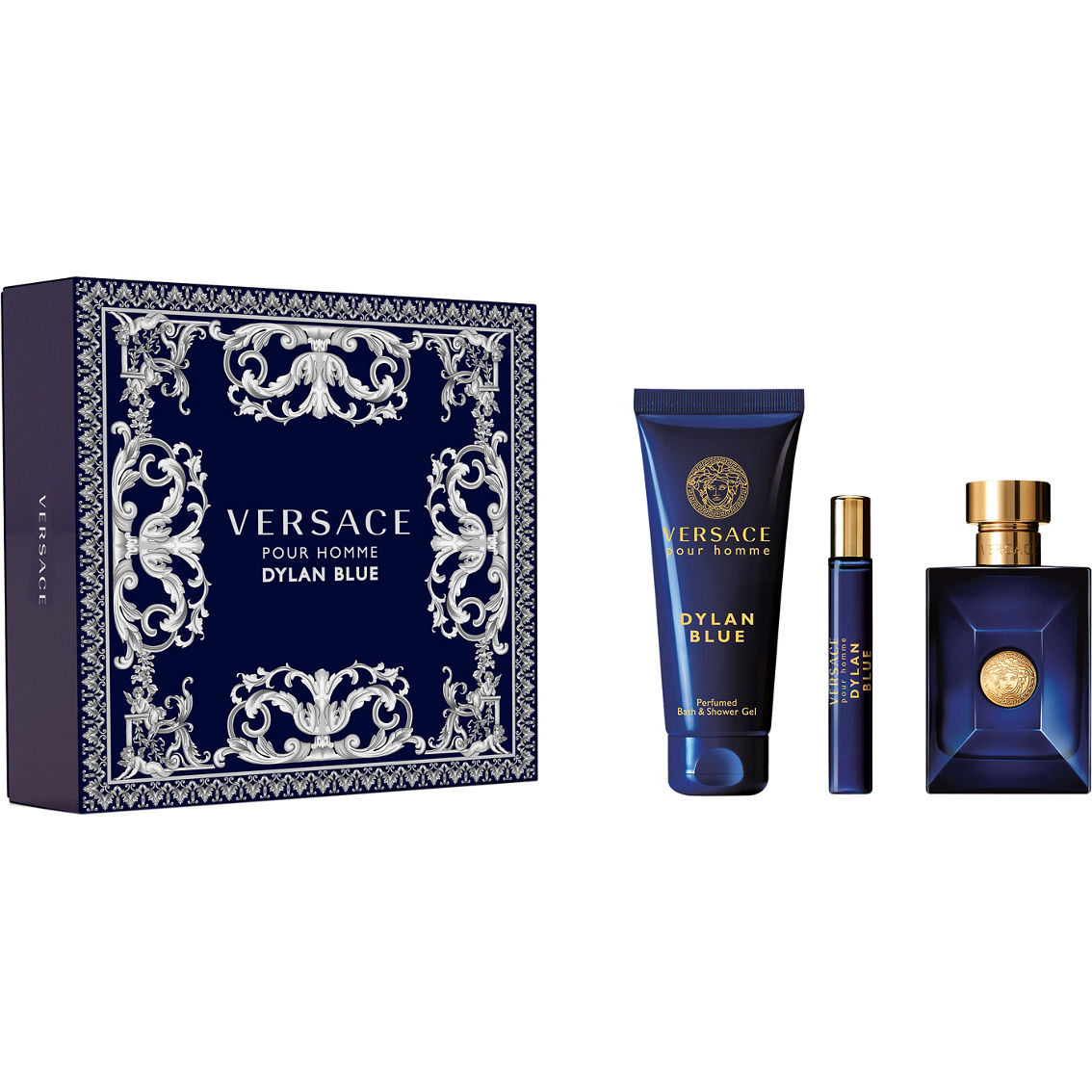 Versace Dylan Blue Pour Homme 3 Pc. Gift Set, Gifts Sets For Him, Beauty  & Health