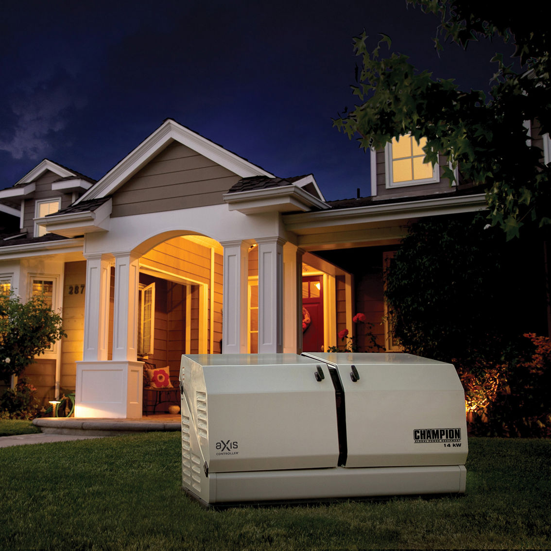 Champion 14kW aXis Home Standby Generator System with 200-Amp Auto Transfer Switch - Image 5 of 8