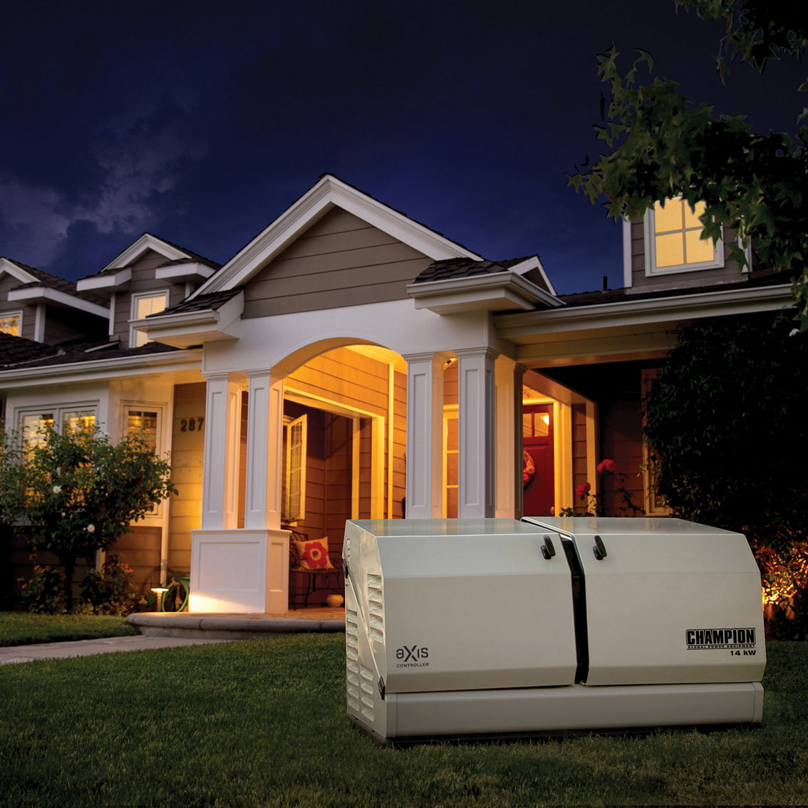 Champion 14kW aXis Home Standby Generator System with 100-Amp Auto Transfer Switch - Image 4 of 8