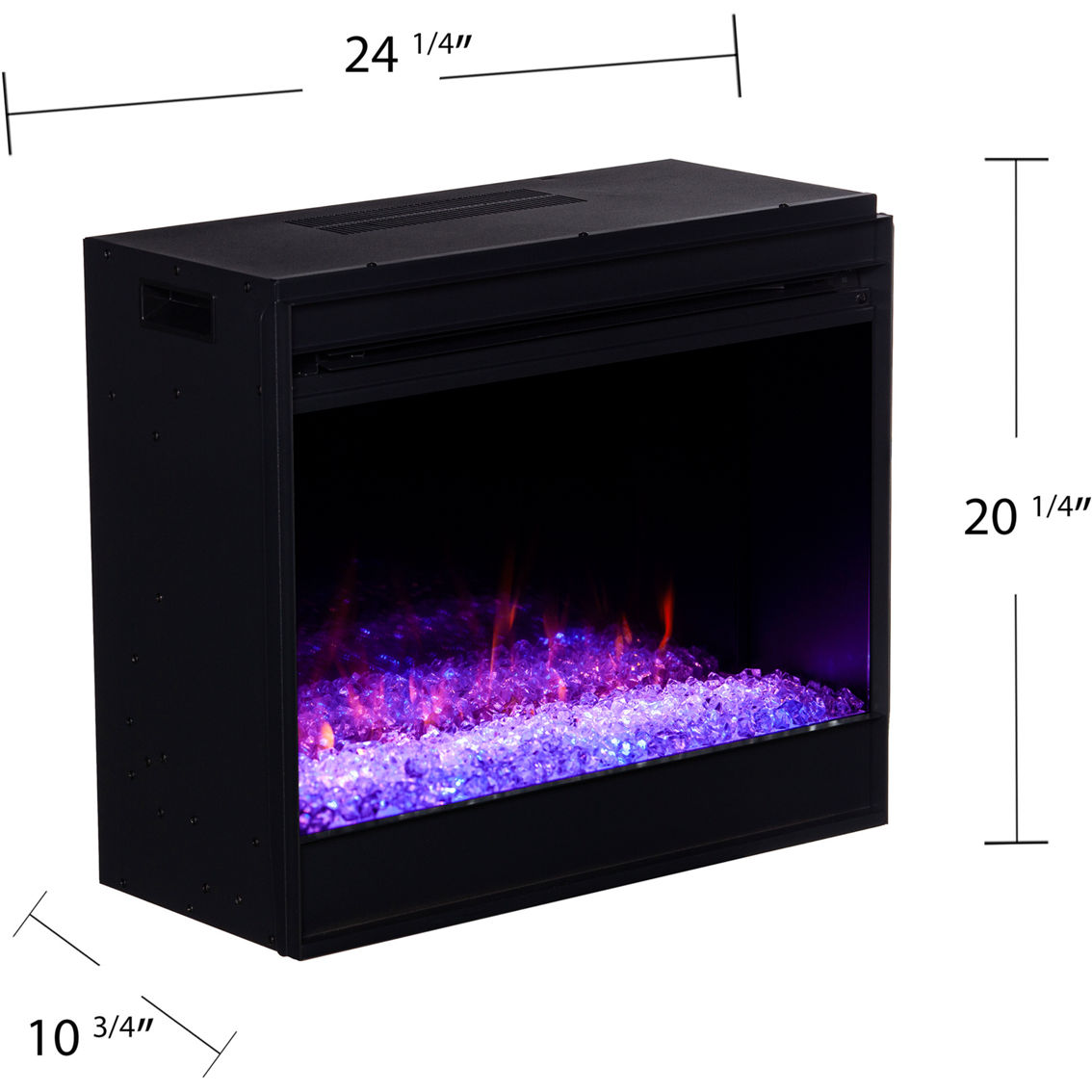 SEI 23 in. Color Changing Electric Firebox with Remote Control - Image 4 of 4