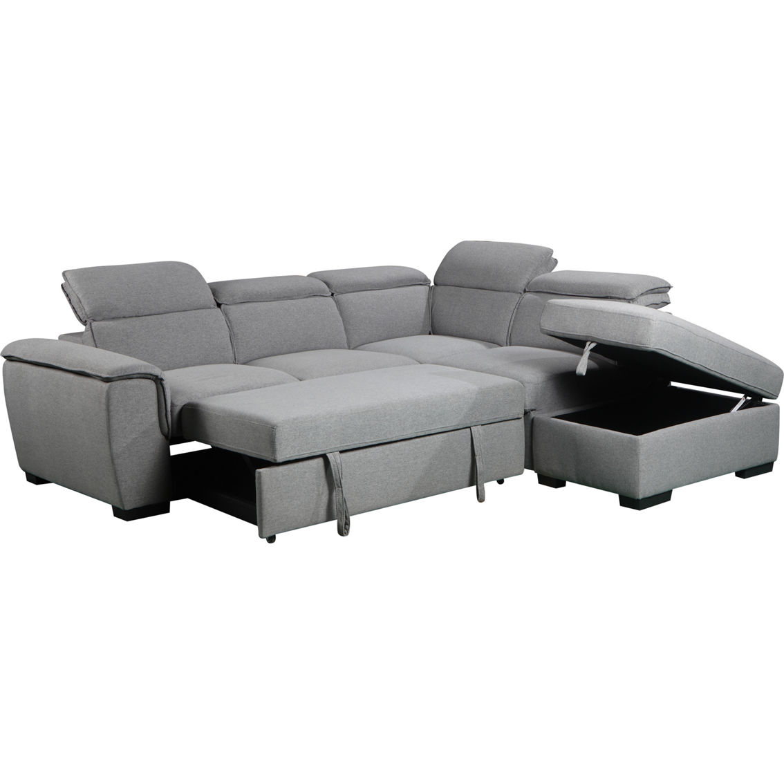 Primo International Joss Corner Sofa Bed with Storage - Image 2 of 5