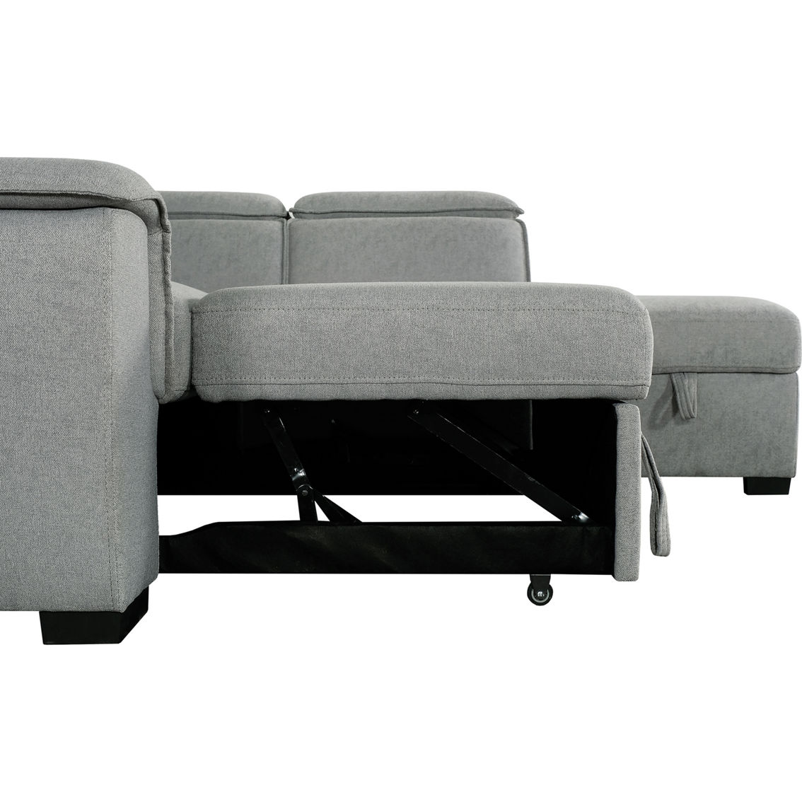 Primo International Joss Corner Sofa Bed with Storage - Image 4 of 5