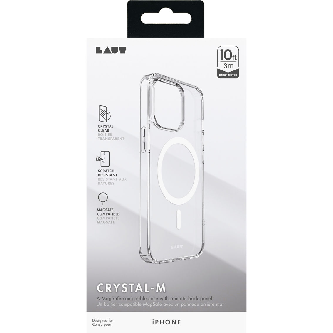 Laut Crystal–M Case for Apple iPhone 14 Pro Clear - Image 2 of 6