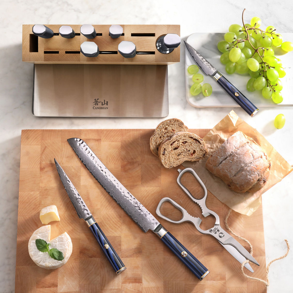 Cangshan Cutlery Kita Series 12 Piece Knife Hua Block Set - Image 5 of 6