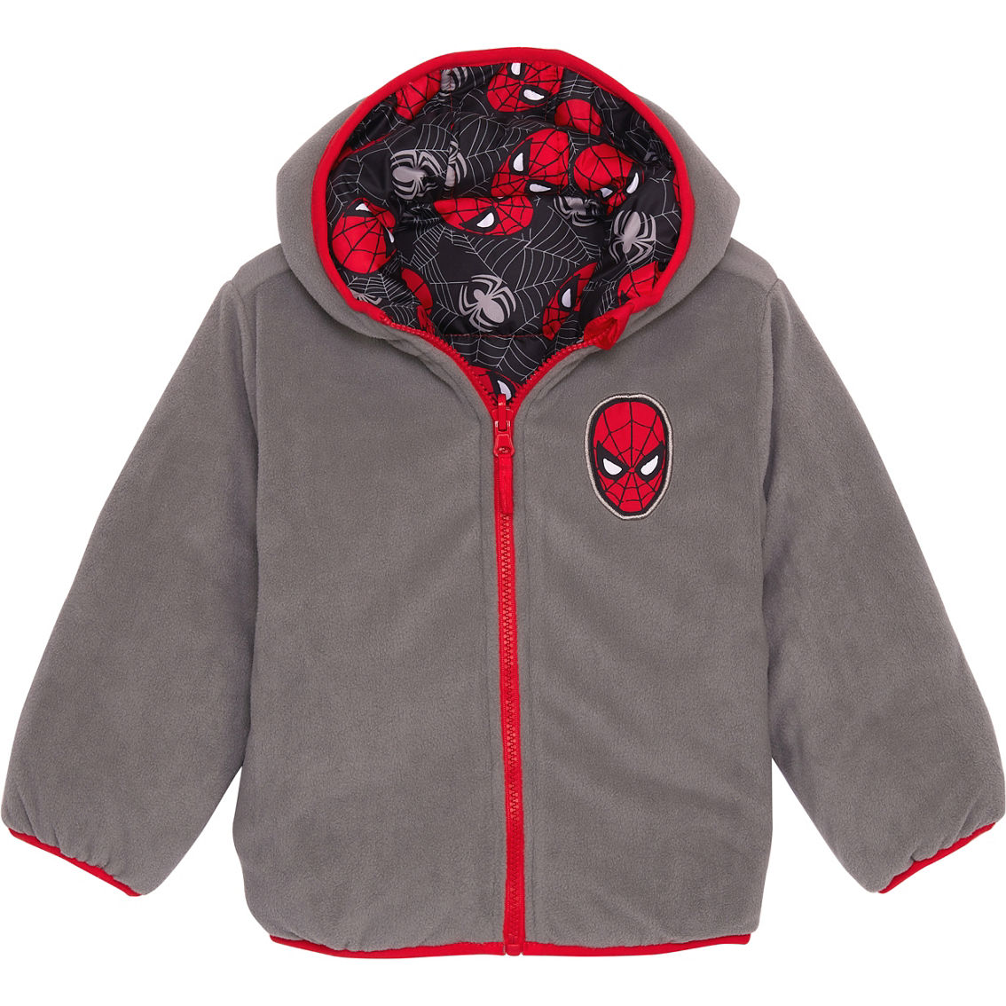 Marvel Toddler Girls Spider-Man Reversible Jacket - Image 3 of 4