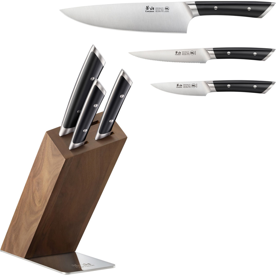 Nutri-Blade Cutlery Knife Set (Black Handle) - 6 pc. (Min Qty 1)