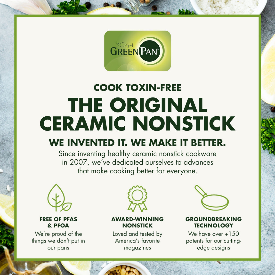 GreenPan Reserve Healthy Ceramic Non Stick 10 pc. Cookware Set - Image 10 of 10