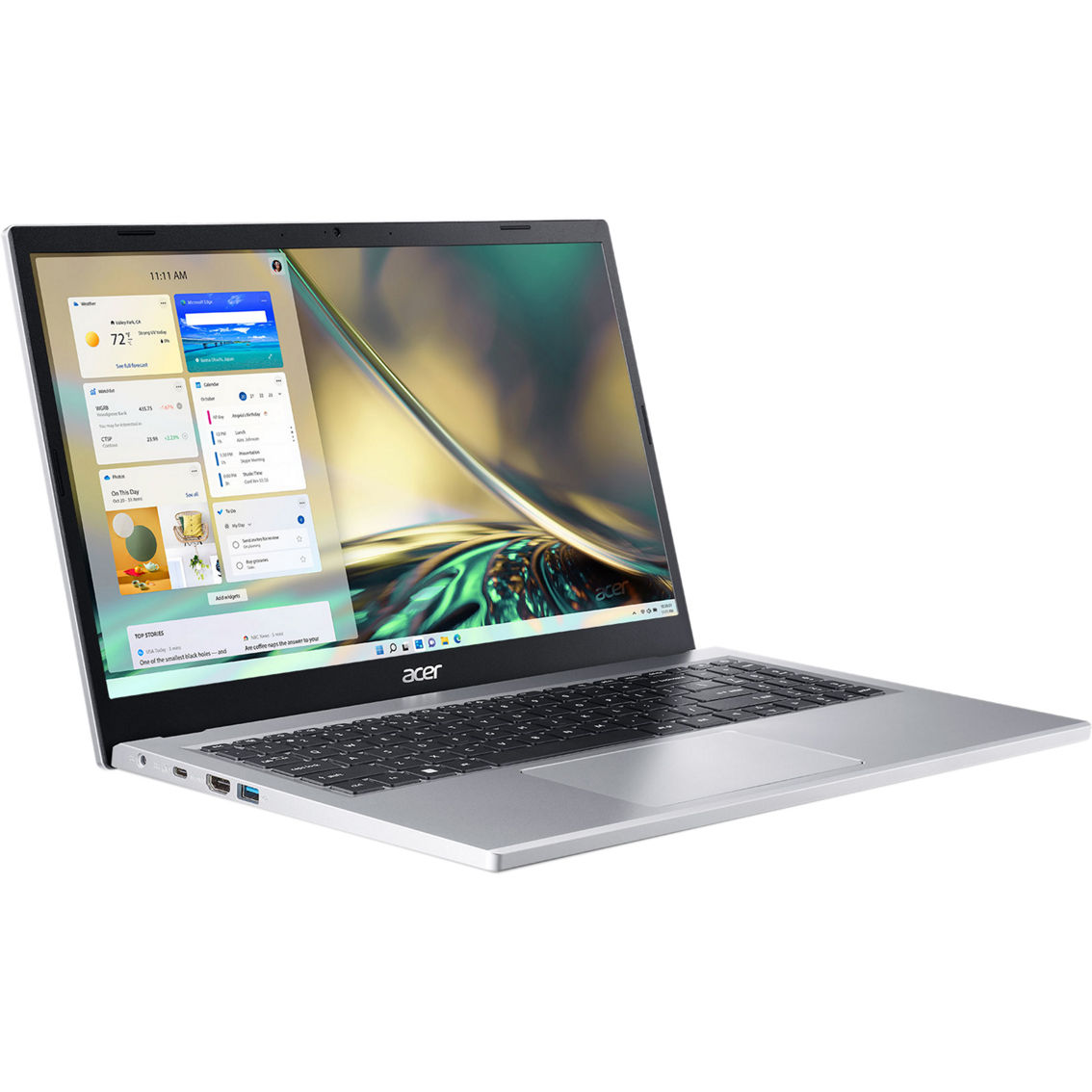 Acer Aspire 3 15.6 in. AMD Ryzen 5 2.8GHz 16GB RAM 1TB SSD Touchscreen Laptop - Image 2 of 4