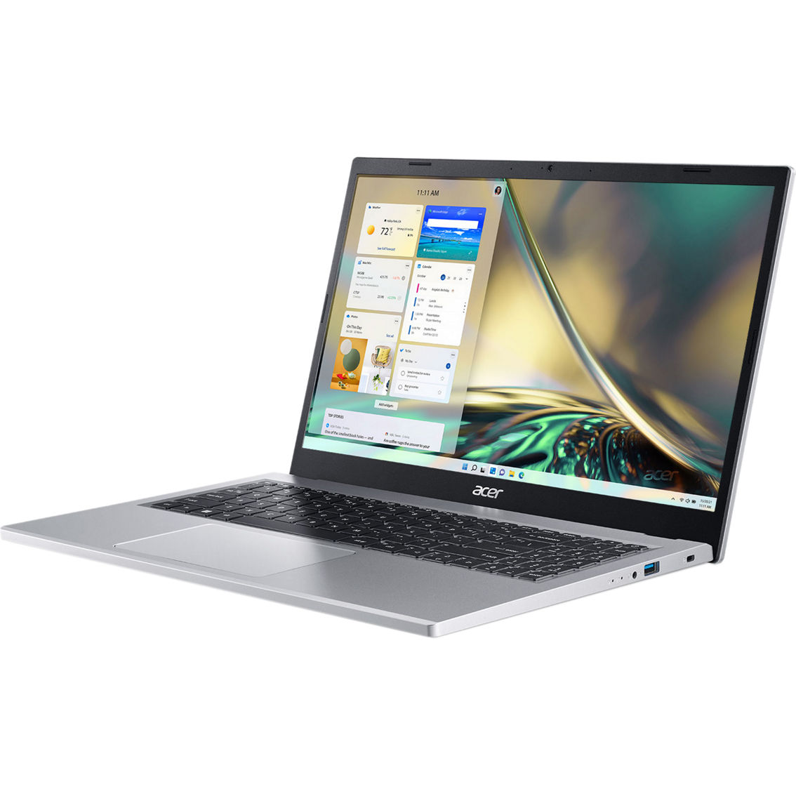 Acer Aspire 3 15.6 in. AMD Ryzen 5 2.8GHz 16GB RAM 1TB SSD Touchscreen Laptop - Image 3 of 4