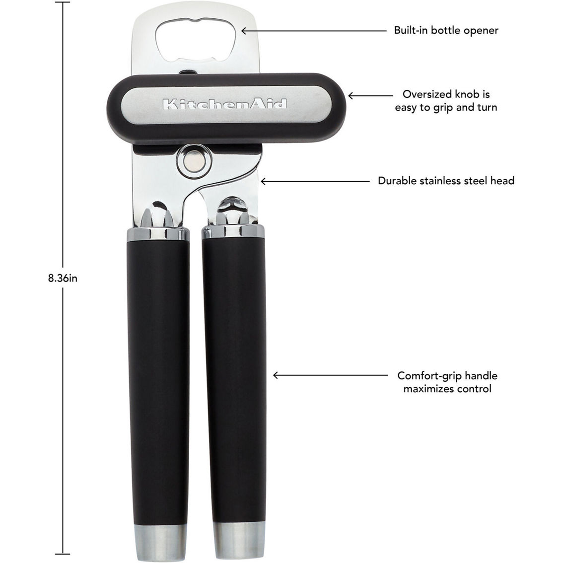 KitchenAid Gourmet Multi Function Can Opener with Bottle Opener - Image 4 of 6