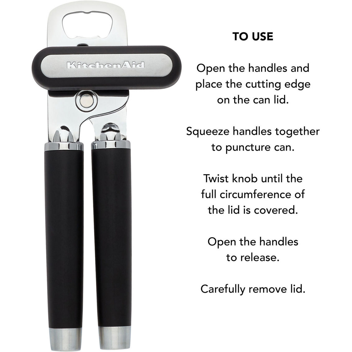 KitchenAid Gourmet Multi Function Can Opener with Bottle Opener - Image 5 of 6