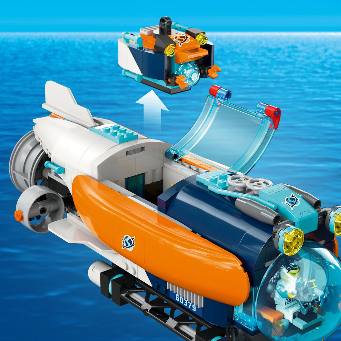 Lego City Exploration Deep Sea Explorer Submarine 60379 | Building Toys ...