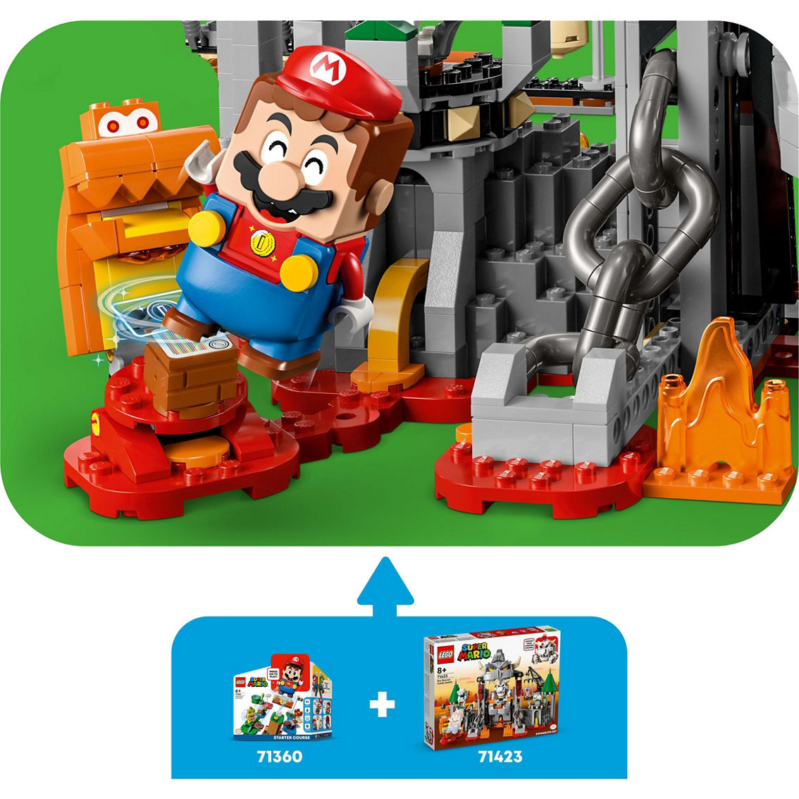 LEGO Super Mario Dry Bowser Castle Battle Expansion Set 71423 - Image 7 of 10