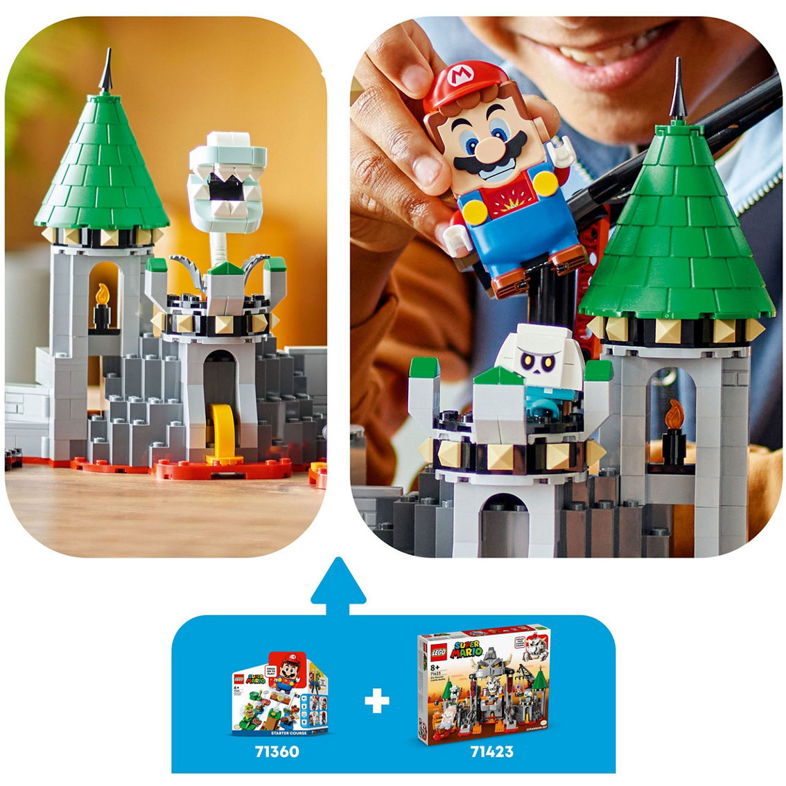 LEGO Super Mario Dry Bowser Castle Battle Expansion Set 71423 - Image 8 of 10