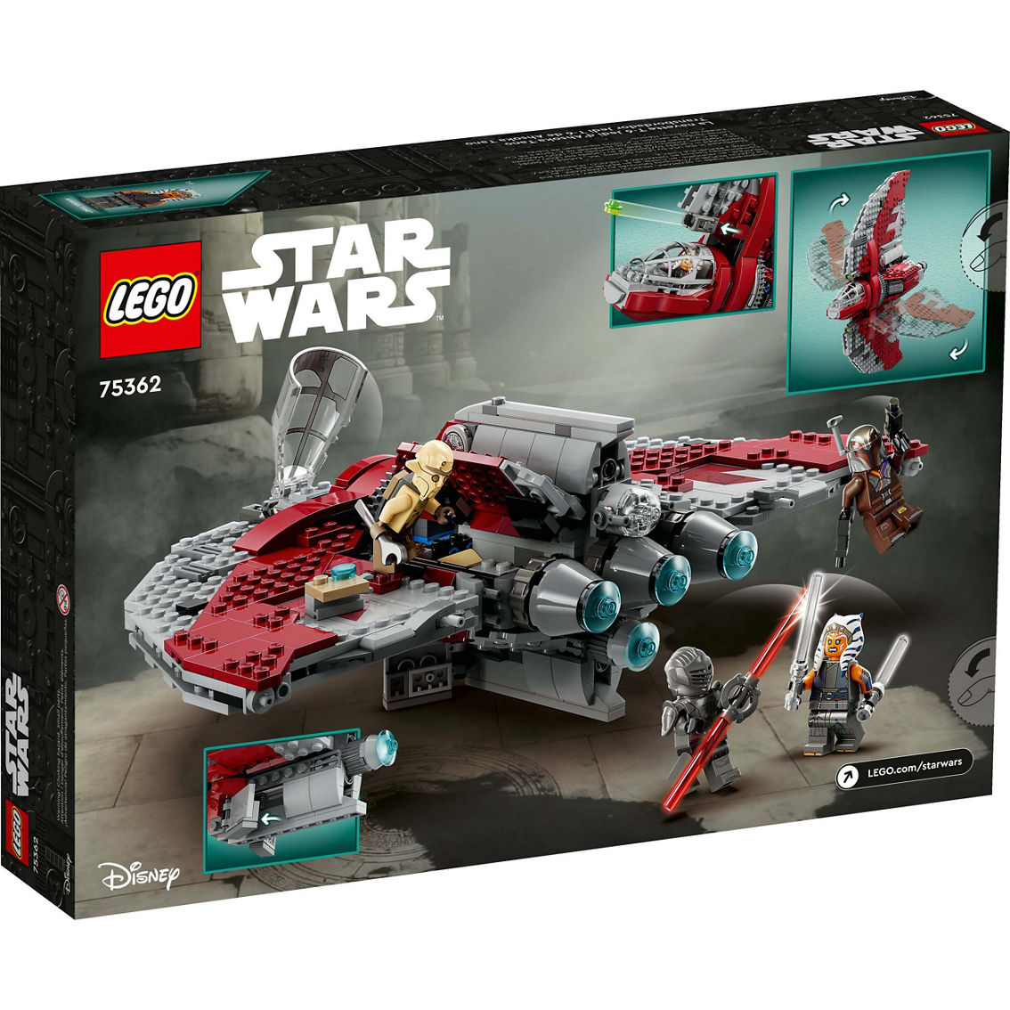 LEGO Star Wars Ahsoka Tano's T-6 Jedi Shuttle 75362 - Image 2 of 10