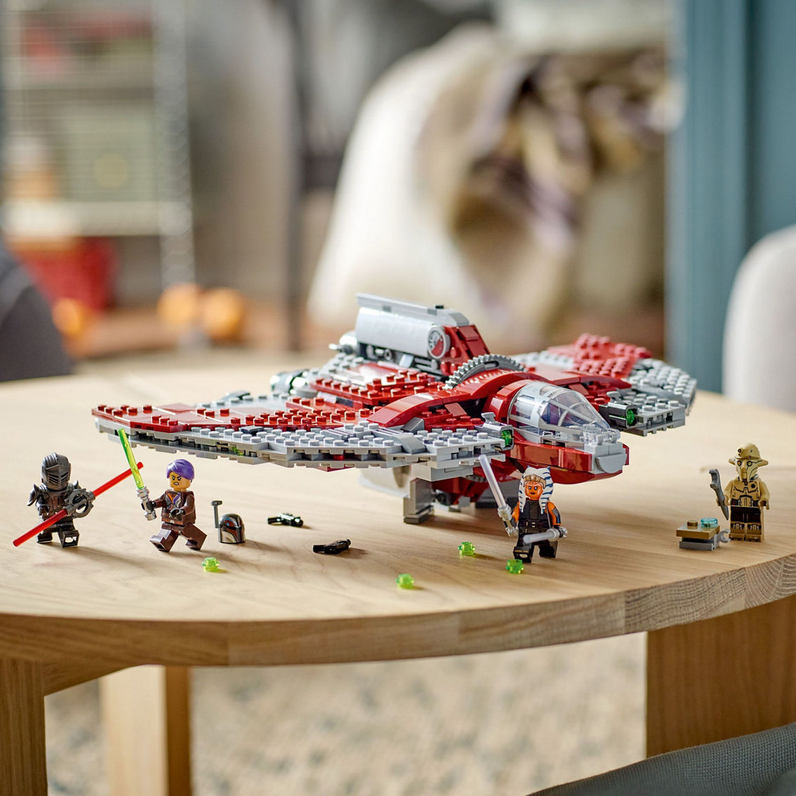 LEGO Star Wars Ahsoka Tano's T-6 Jedi Shuttle 75362 - Image 5 of 10