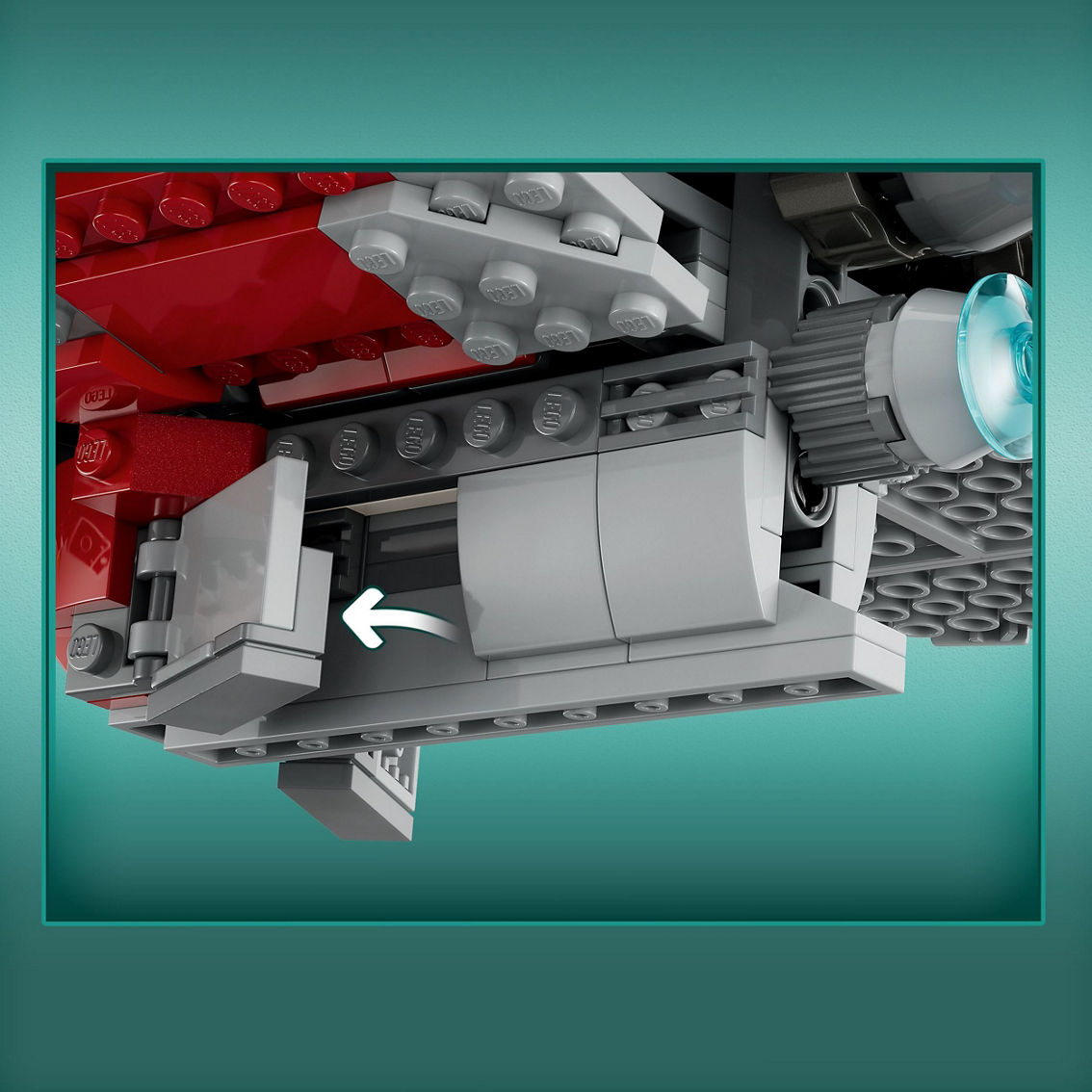 LEGO Star Wars Ahsoka Tano's T-6 Jedi Shuttle 75362 - Image 9 of 10