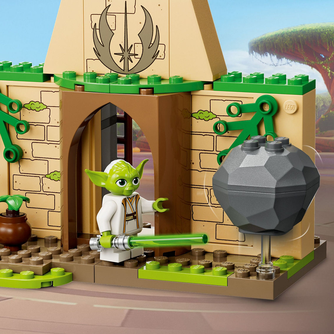 LEGO Star Wars Tenoo Jedi Temple 75358 Building Toy Set - Image 4 of 8