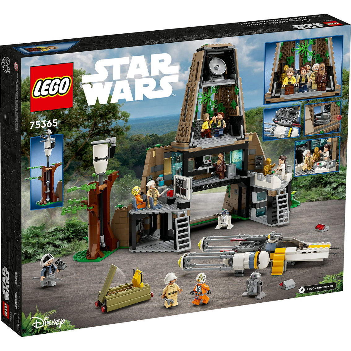 LEGO Star Wars Yavin 4 Rebel Base 75365 Building Toy Set - Image 2 of 9