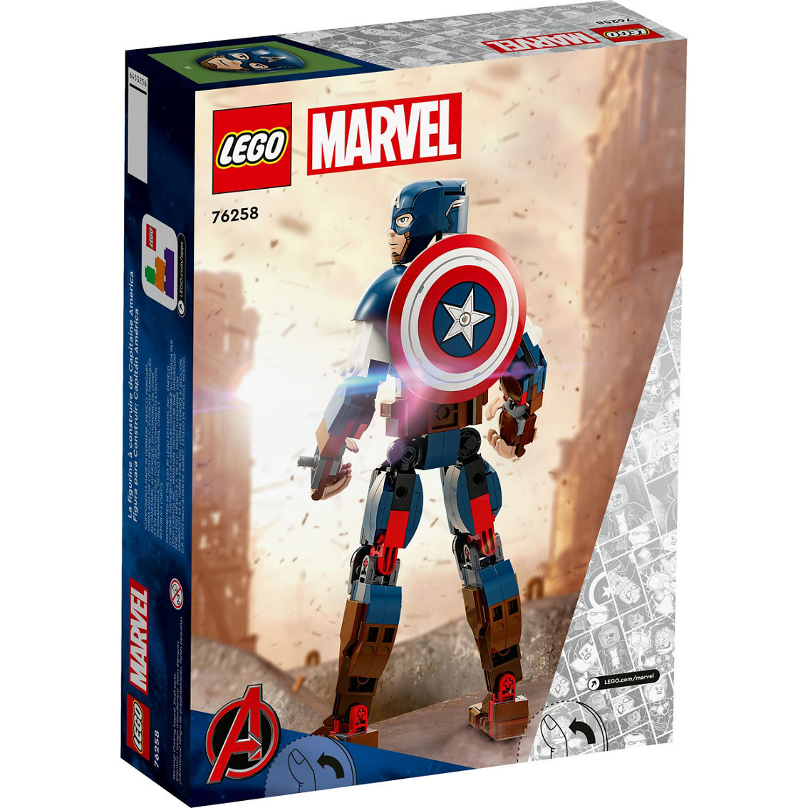 LEGO Super Heroes Captain America Construction Figure 76258 - Image 2 of 10