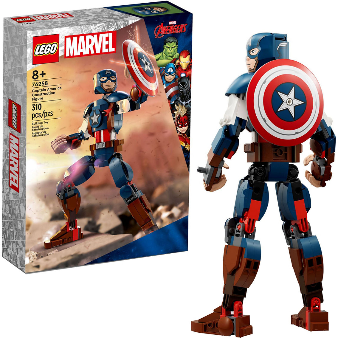 LEGO Super Heroes Captain America Construction Figure 76258 - Image 3 of 10