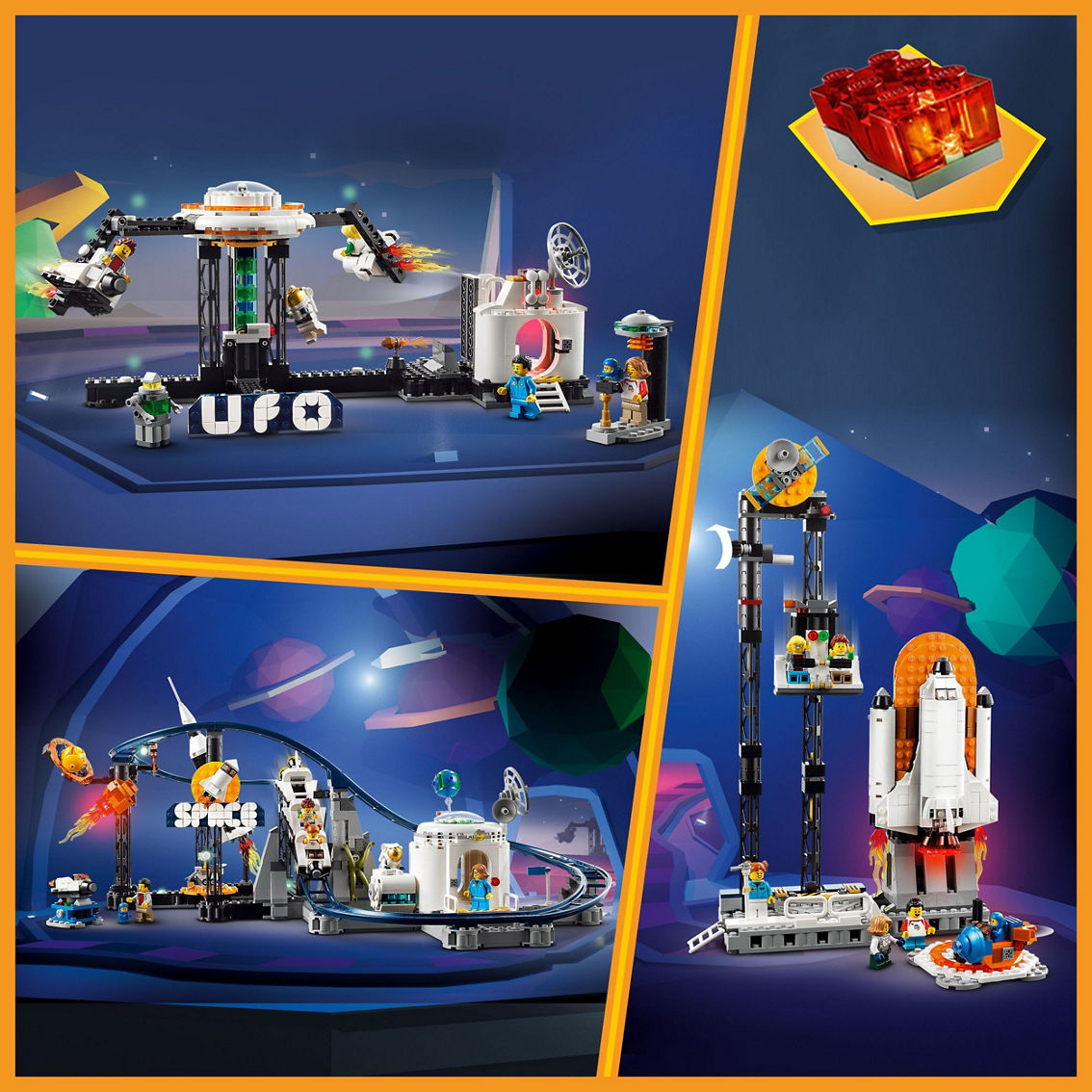 LEGO Creator Space Roller Coaster 31142 - Image 5 of 9