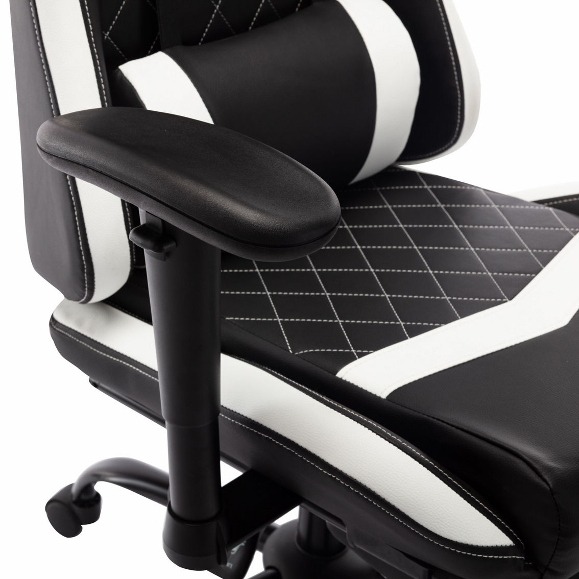 Furniture of America Nosse White Adjustable Gaming Chair - Image 2 of 3