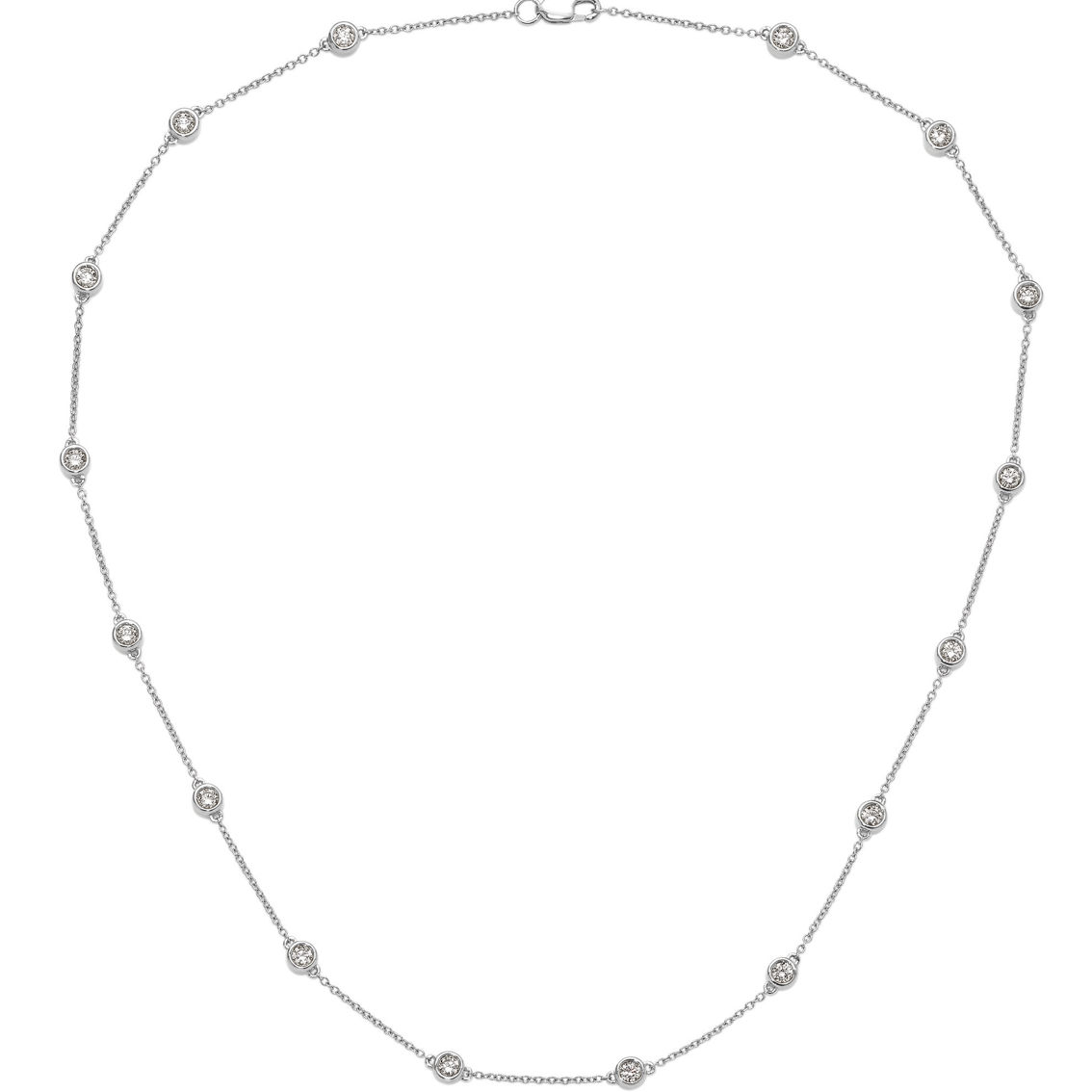 True Origin 14K Gold 1 CTW Lab Grown Diamond 16 in. Necklace - Image 3 of 6