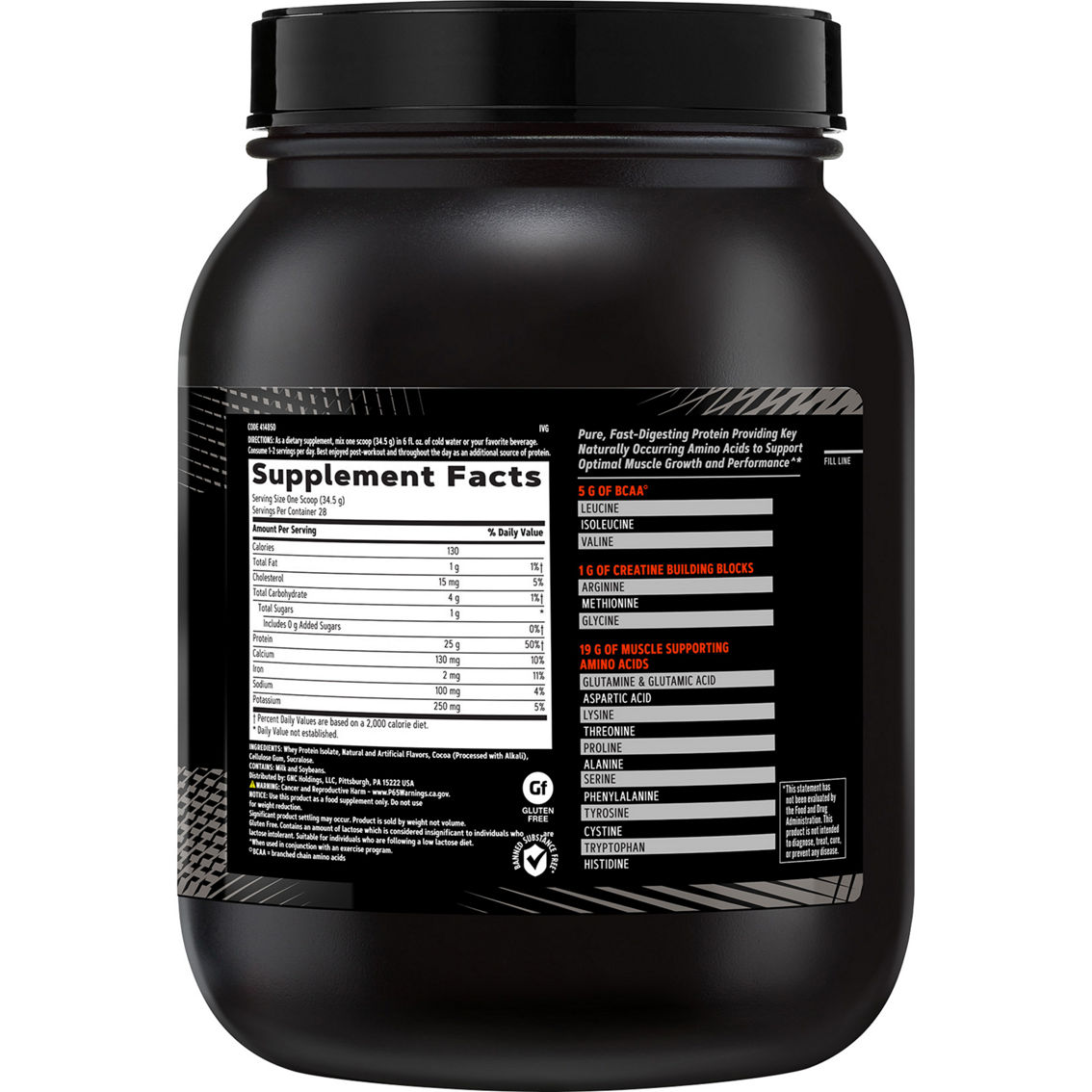 GNC AMP Pure Isolate - Image 2 of 2