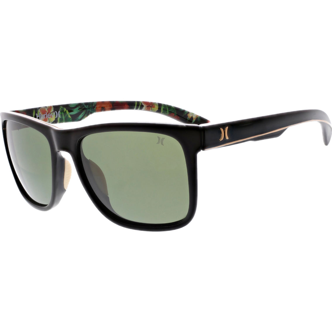 Hurley New Schoolers Square Polarized Sunglasses Hsm1004p 003, Sunglasses, Clothing & Accessories