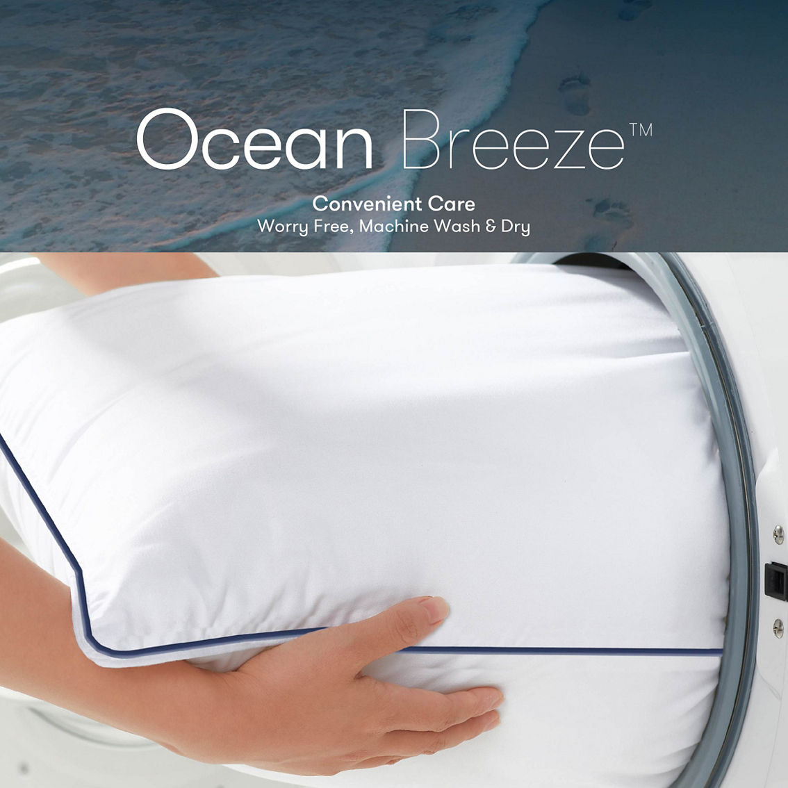 Serta Ocean Breeze Down Alternative Pillow - Image 3 of 4